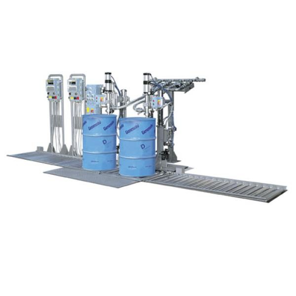 200KG-300KG油桶 稱(chēng)重式 液體灌裝機