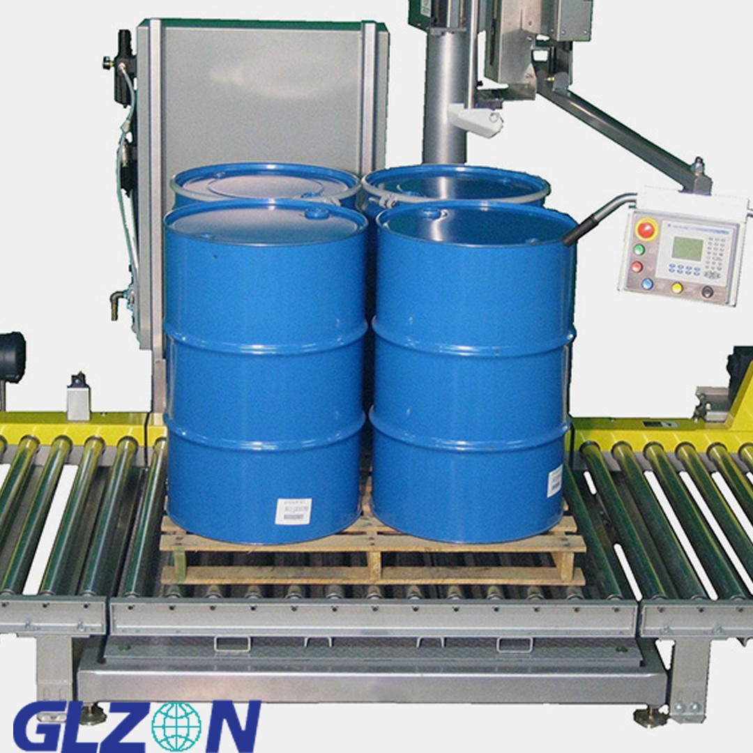 4 Head Barrel Filling Machine - Industrial installation