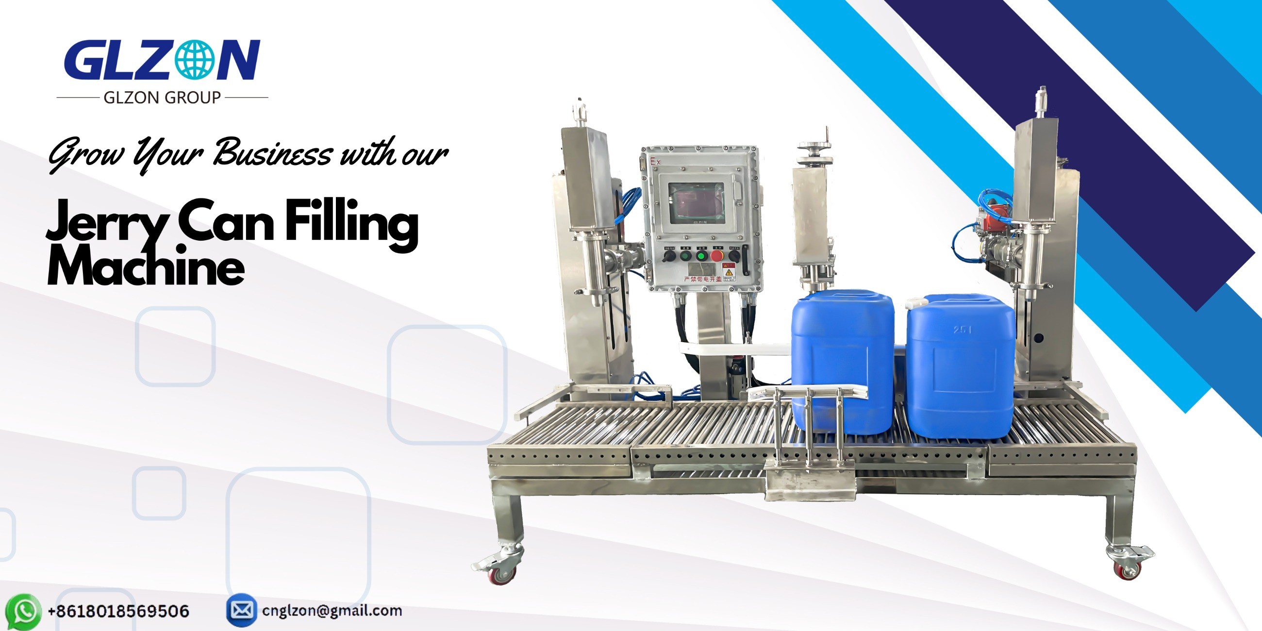 Double Head Jerrycan Filling Machine