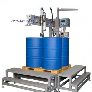 4*200升搖臂式稱重灌裝機 IBC桶灌裝機共用