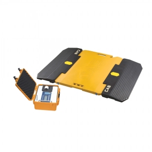 Easy carry 10 ton car weighing system