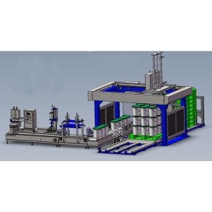 自動(dòng)灌裝碼垛機