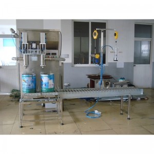 18L苯丙乳液灌裝機 雙頭全自動(dòng)活塞式液體灌裝機 液體灌裝機生產(chǎn)線(xiàn)