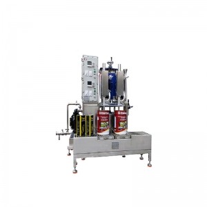 25L定量灌裝機 液體灌裝機 半自動(dòng)灌裝機 潤滑油 防凍液灌裝機