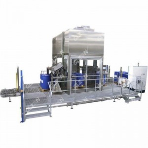 水合肼壓蓋機 200升自動(dòng)碼垛壓蓋機