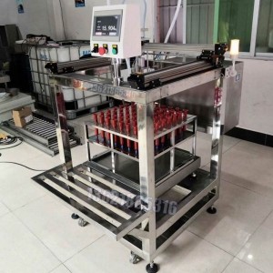 高純液體灌裝機 5L自動(dòng)貼標灌裝機
