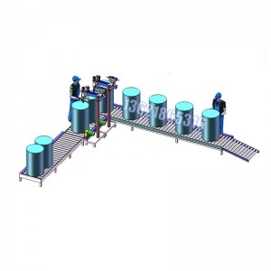 自動(dòng)旋蓋灌裝機 200L染料灌裝機