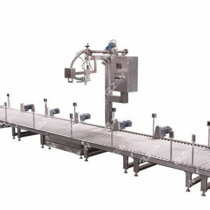 1000公斤IBC噸桶自動(dòng)旋蓋灌裝機 機油灌裝機