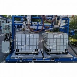 1000公斤噸桶四頭灌裝機-真石漆灌裝機定制工廠(chǎng)