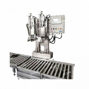 200升石油化工灌裝機-自動(dòng)對口灌裝機