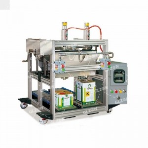 25公斤油性漆灌裝機-雙頭轉盤(pán)式灌裝機