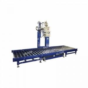 敞口桶全自動(dòng)裝桶機,1200L-IBC噸桶硫酸硝酸鹽酸裝桶機
