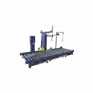 雙頭轉盤(pán)式輸送線(xiàn) 1200KG噸桶機油輸送線(xiàn)