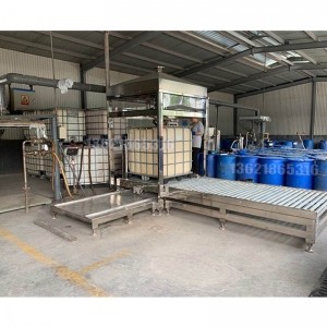 水包砂壓蓋機-800L-IBC噸桶稱(chēng)重計量壓蓋機