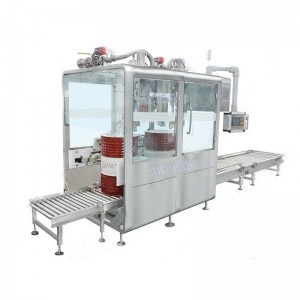 ?200升全自動(dòng)灌裝機 200L貼標灌裝生產(chǎn)線(xiàn) 自動(dòng)壓蓋 計量準確速度快