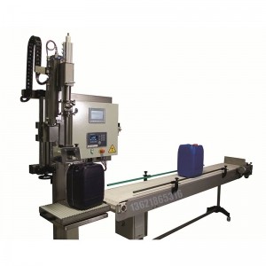 無(wú)機酸堿灌裝機-18升PP塑料桶加厚不銹鋼灌裝機