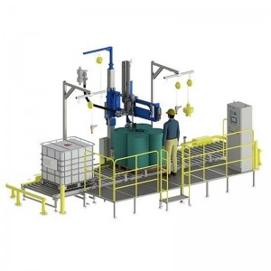 噸桶自動(dòng)稱(chēng)重灌裝機 IBC桶灌裝機