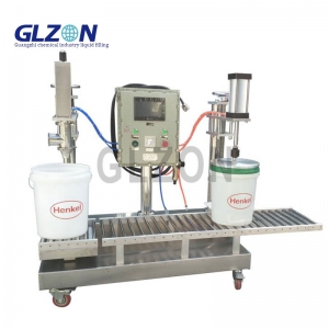 Paints Pallet Multi-Head Drum Filling Machine for 30L