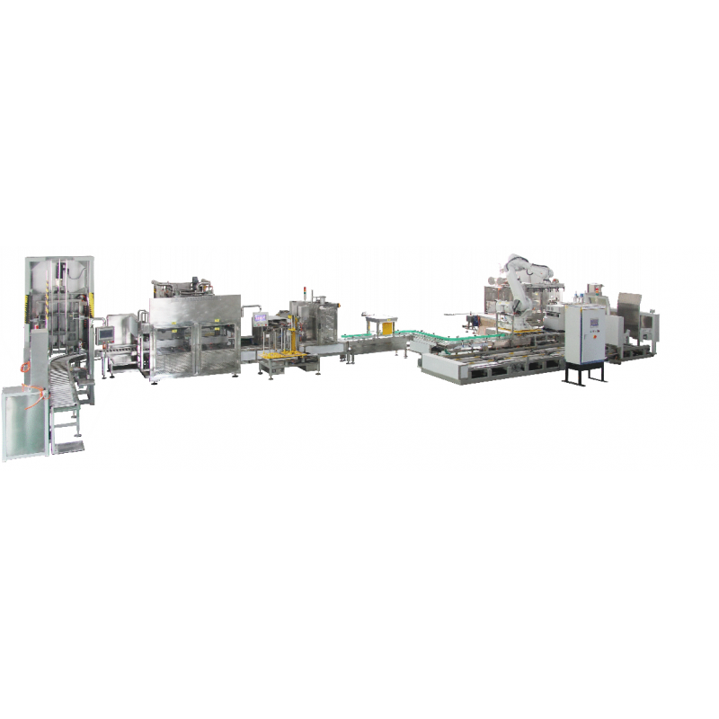 20升全自動(dòng)分桶 上蓋 壓蓋 碼垛 涂料灌裝機(jī)