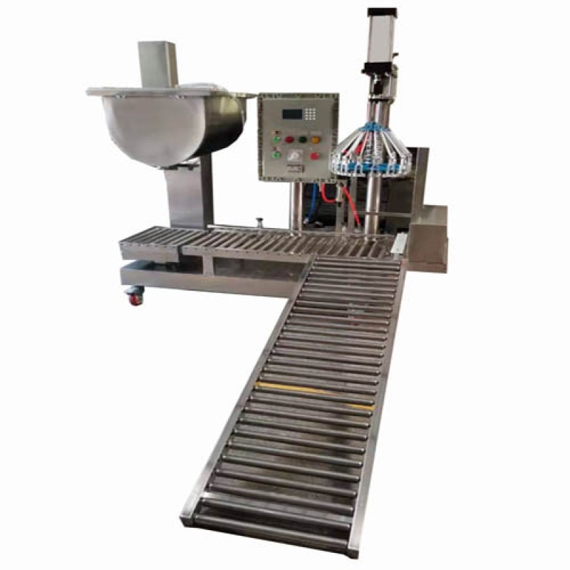 自動壓蓋型油漆、涂料、油墨自動灌裝機