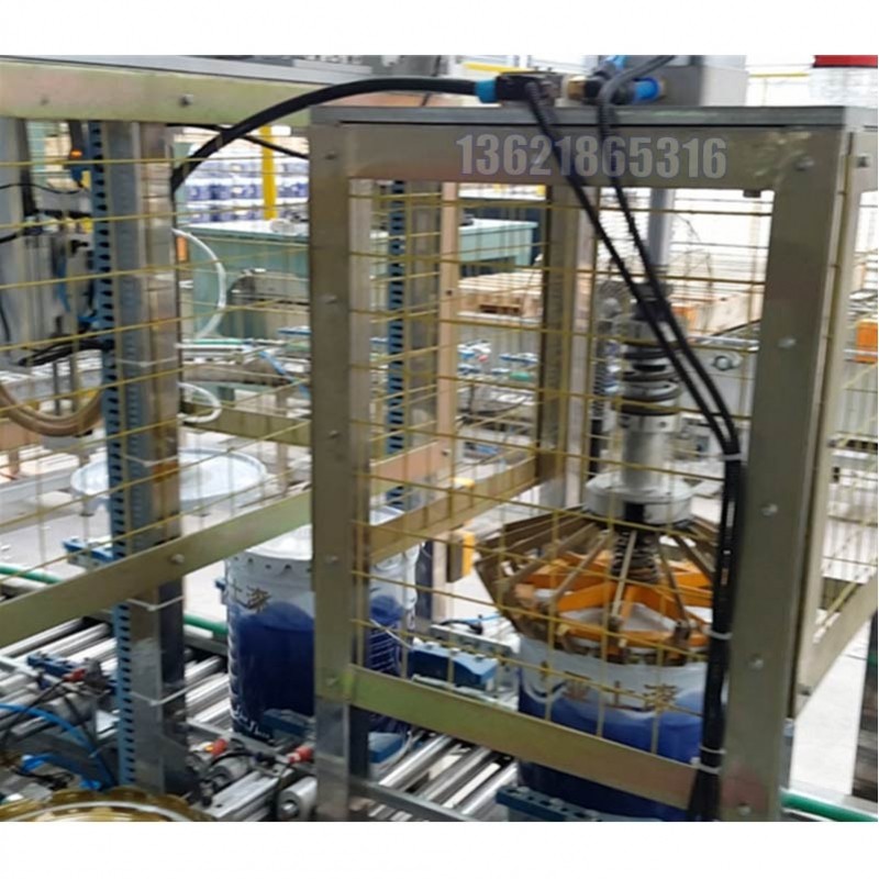 自動(dòng)貼標(biāo)壓蓋機(jī) 55升消毒劑壓蓋機(jī)