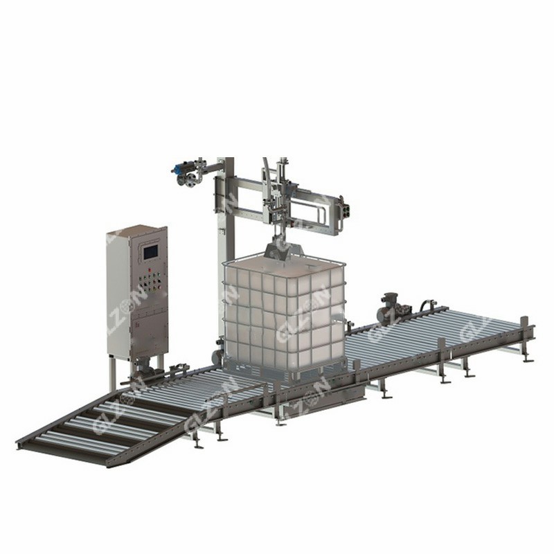 1000公斤IBC噸桶人工上桶灌裝機(jī) 不飽和樹脂灌裝機(jī)自動灌裝生產(chǎn)線