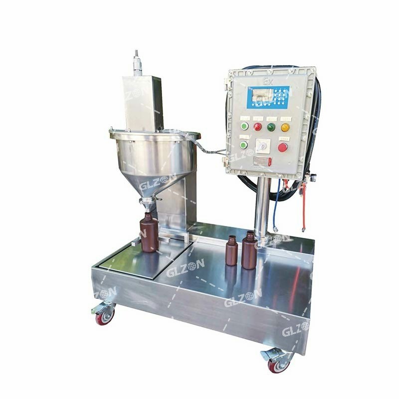 5KG重力式包裝線 涂料油漆包裝線