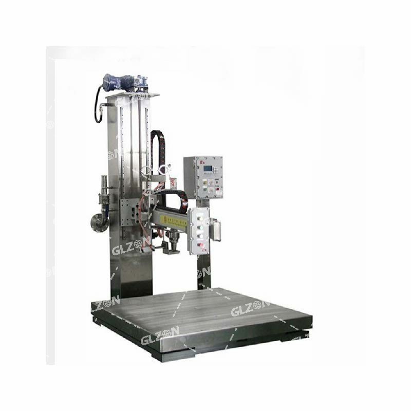 1000L噸桶多元醇包裝機(jī)-自動(dòng)夾蓋包裝機(jī)