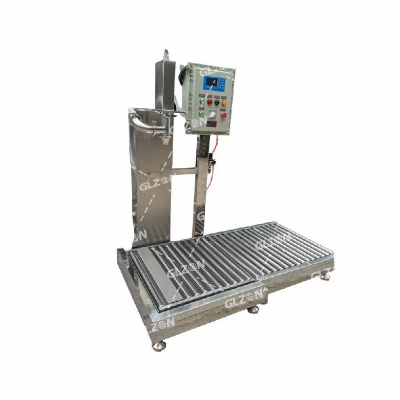 100L水合肼壓蓋機(jī)_自動(dòng)裝桶壓蓋機(jī)