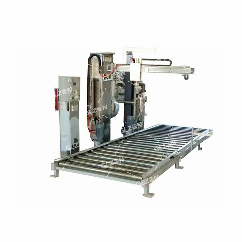 耐腐蝕型包裝機(jī)_1000公斤噸桶牛肉醬包裝機(jī)