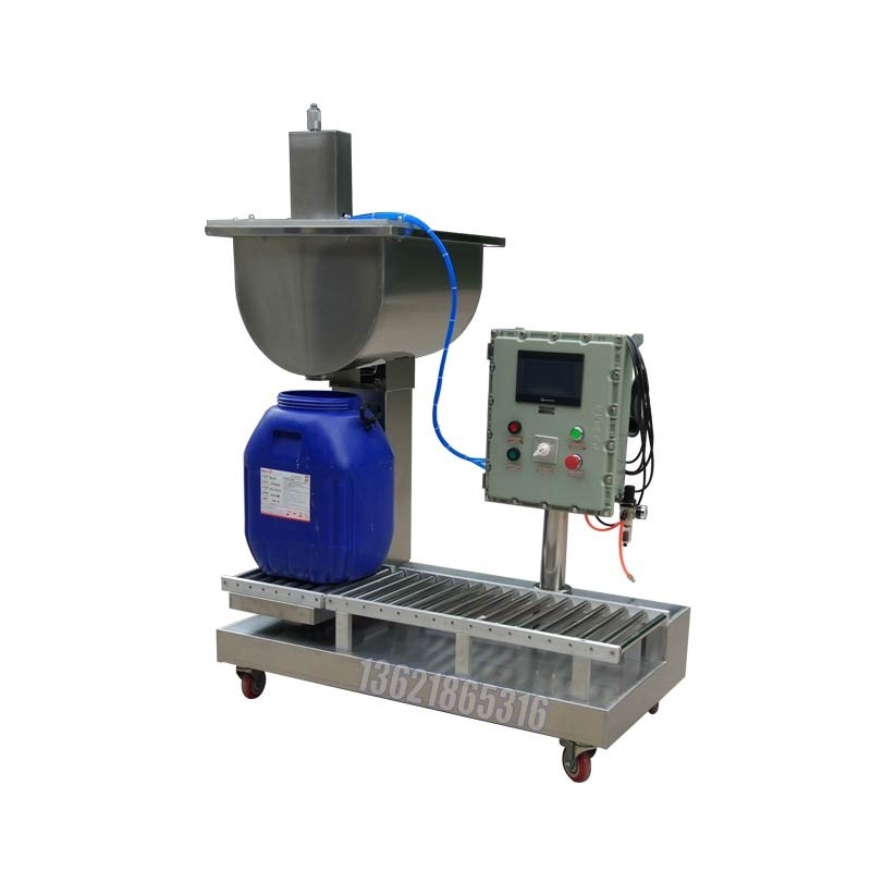 ? 鋰電灌裝機械 半自動25kg液體灌裝機 刻度精準(zhǔn) 定制加工