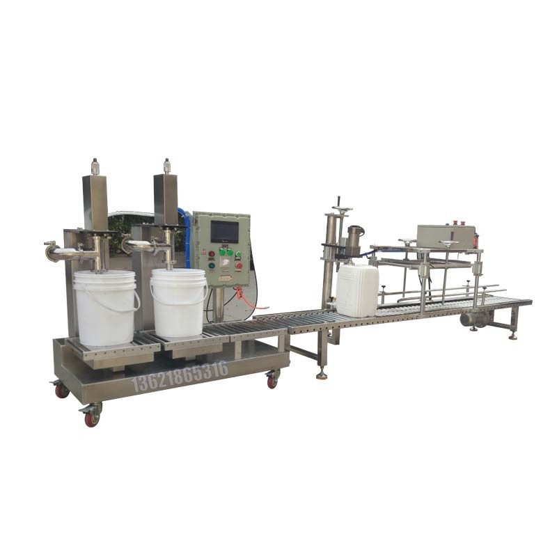 定做自動糧油灌裝機食用油灌裝機械全自動色拉油灌裝設(shè)備專業(yè)定做