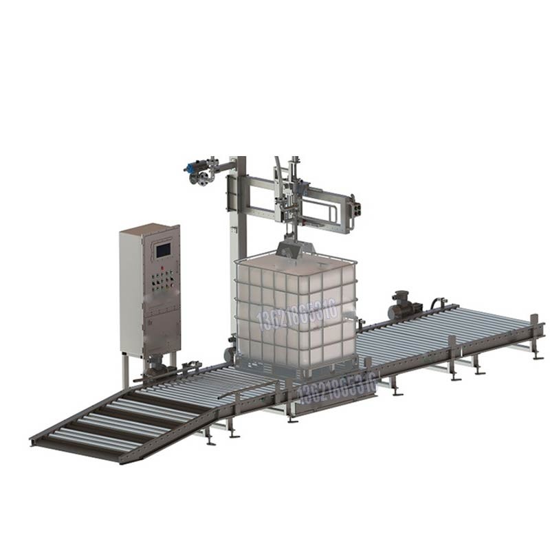 3000L-IBC噸桶南瓜籽油灌裝機(jī)_氣動(dòng)式灌裝機(jī)