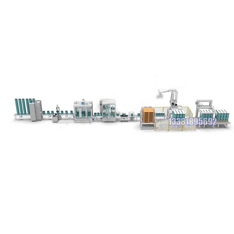 苯丙乳液灌裝機(jī) 1L自動(dòng)碼垛灌裝機(jī)