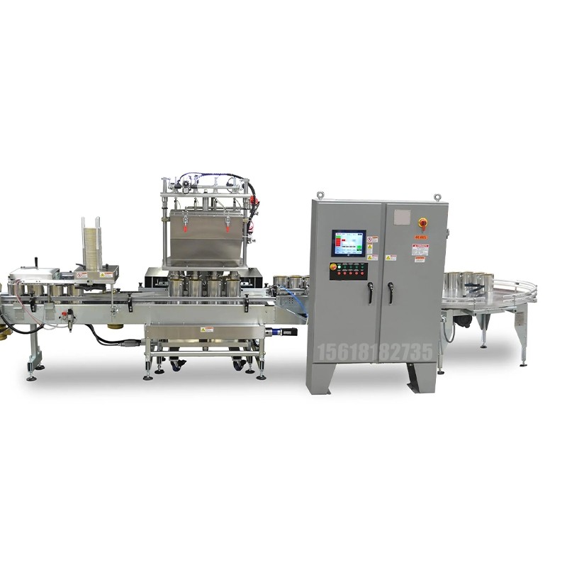 4頭自動(dòng)凈重灌裝封口機(jī)