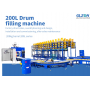 Fully Automatic Line Adhesive 180L Steel Drum Filling Machine